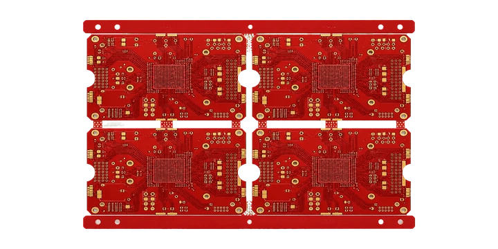 四層板 PCB 板材示意